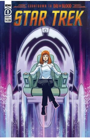Star Trek (6th Series) 8B published by IDW with cover art by Caspar Wijngaard