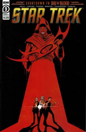 Star Trek (6th Series) 9A published by IDW with cover art by Mike Feehan