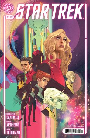 Star Trek (7th Series) 1A published by IDW with cover art by Dennis Menheere