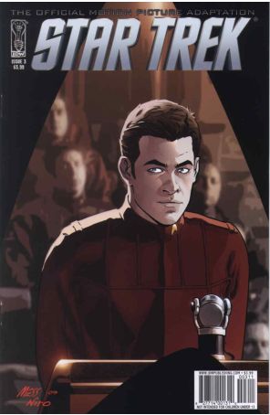 Star Trek Movie Adaptation 3A published by IDW with cover art by David Messina