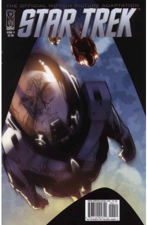 Star Trek Movie Adaptation 4A published by IDW with cover art by David Messina