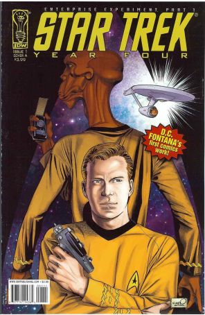 Star Trek Year Four: Enterprise Experiment 1A published by IDW with cover art by Sharp Brothers