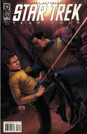 Star Trek Year Four: Enterprise Experiment 3 published by IDW with cover art by Sharp Brothers