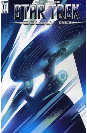 Star Trek: Boldly Go 11A published by IDW with cover art by George Caltsoudas