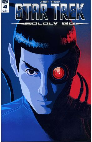 Star Trek: Boldly Go 4 published by IDW with cover art by George Caltsoudas