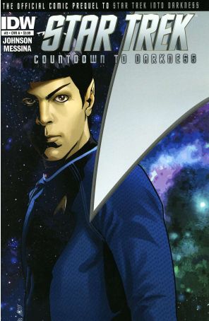 Star Trek: Countdown to Darkness 3A published by IDW with cover art by David Messina