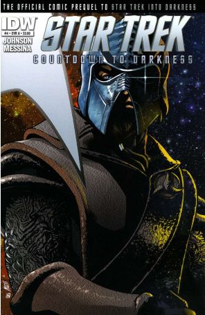 Star Trek: Countdown to Darkness 4A published by IDW with cover art by David Messina