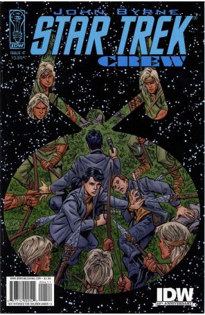 Star Trek: Crew 4 published by IDW with cover art by John Byrne
