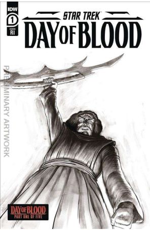 Star Trek: Day of Blood 1E published by IDW with cover art by Malachi Ward