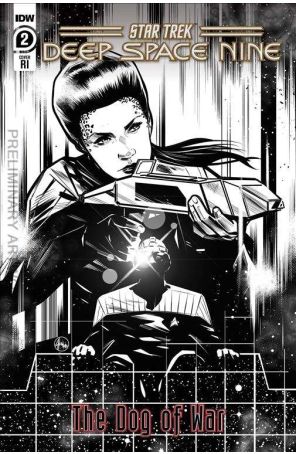 Star Trek: Deep Space Nine: The Dog of War 2D published by IDW with cover art by Angel Hernandez