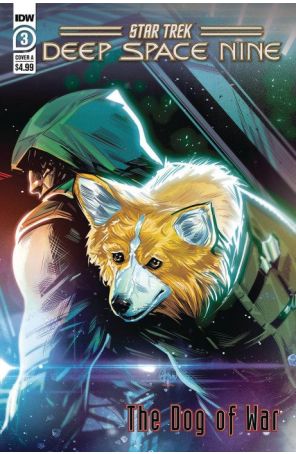 Star Trek: Deep Space Nine: The Dog of War 3A published by IDW with cover art by Angel Hernandez