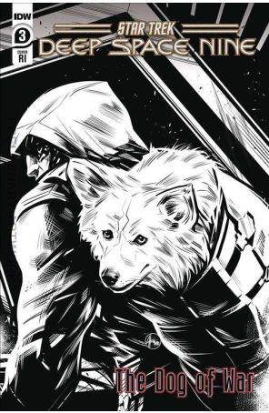 Star Trek: Deep Space Nine: The Dog of War 3D published by IDW with cover art by Angel Hernandez