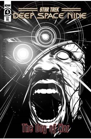 Star Trek: Deep Space Nine: The Dog of War 4D published by IDW with cover art by Angel Hernandez