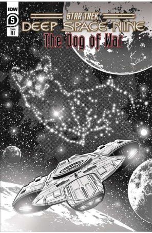 Star Trek: Deep Space Nine: The Dog of War 5D published by IDW with cover art by Angel Hernandez