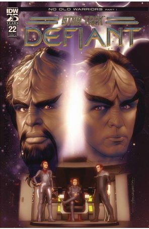 Star Trek: Defiant 22A published by IDW with cover art by Angel Unzueta