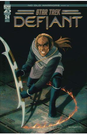 Star Trek: Defiant 24A published by IDW with cover art by Angel Unzueta
