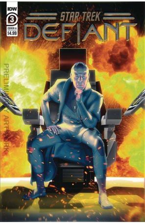 Star Trek: Defiant 3A published by IDW with cover art by Angel Unzueta