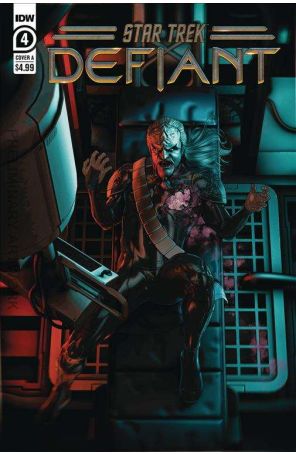 Star Trek: Defiant 4A published by IDW with cover art by Angel Unzueta