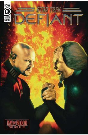 Star Trek: Defiant 6B published by IDW with cover art by Angel Unzueta