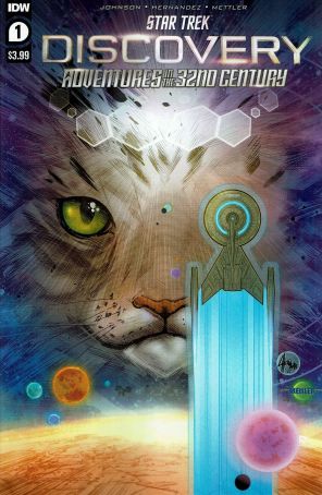 Star Trek: Discovery-Adventures in the 32nd Century 1 published by IDW with cover art by Angel Hernandez