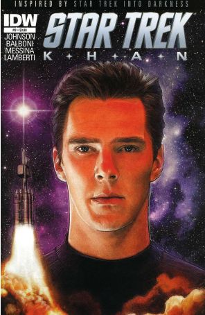 Star Trek: Khan 3 published by IDW with cover art by Paul Shipper
