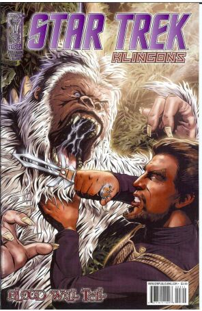 Star Trek: Klingons: Blood Will Tell 3A published by IDW with cover art by Joe Corroney