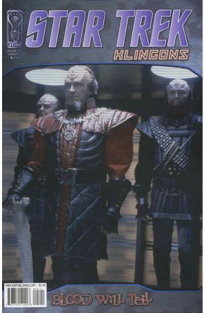 Star Trek: Klingons: Blood Will Tell 5B published by IDW with cover art by David Messina