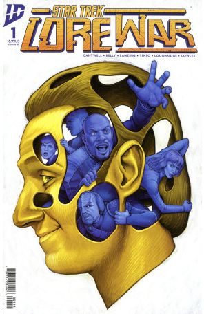 Star Trek: Lore War 1A published by IDW with cover art by Malachi Ward