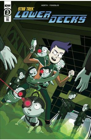 Star Trek: Lower Decks 3C published by IDW with cover art by Philip Murphy