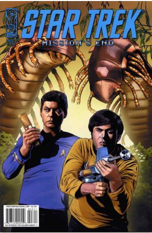 Star Trek: Mission's End 3 published by IDW with cover art by Joe Corroney