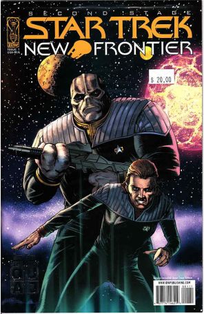 Star Trek: New Frontier 1B published by IDW with cover art by Stephen Thompson