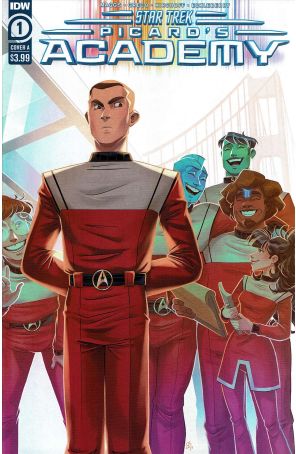 Star Trek: Picard's Academy 1A published by IDW with cover art by Sweeney Boo