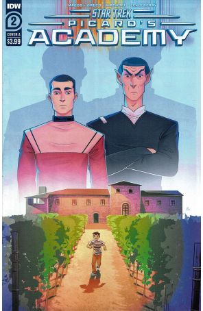 Star Trek: Picard's Academy 2A published by IDW with cover art by Sweeney Boo
