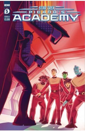 Star Trek: Picard's Academy 5A published by IDW with cover art by Sweeney Boo