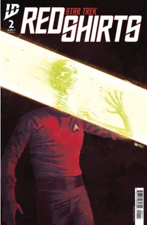 Star Trek: Red Shirts 2A published by IDW with cover art by Chris Shehan