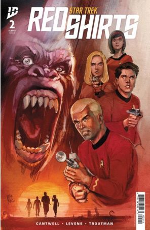 Star Trek: Red Shirts 2C published by IDW with cover art by Rod Reis