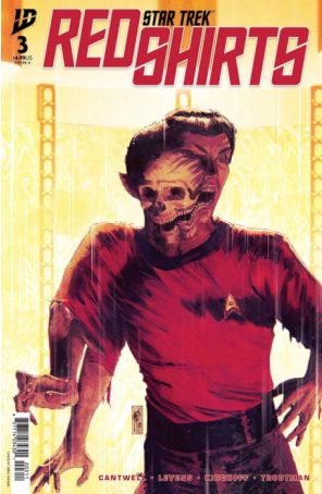 Star Trek: Red Shirts 3A published by IDW with cover art by Chris Shehan