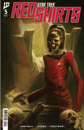 Star Trek: Red Shirts 5A published by IDW with cover art by Chris Shehan