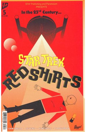 Star Trek: Red Shirts 5C published by IDW with cover art by James Biggie