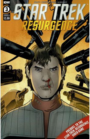 Star Trek: Resurgence 3A published by IDW with cover art by Josh Hood