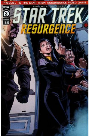 Star Trek: Resurgence 3B published by IDW with cover art by Carlos Nieto