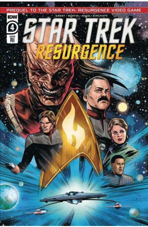 Star Trek: Resurgence 4C published by IDW with cover art by Angel Hernandez