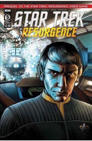 Star Trek: Resurgence 5B published by IDW with cover art by James Gray