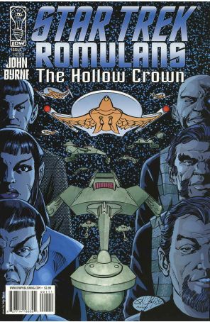 Star Trek: Romulans The Hollow Crown 1 published by IDW with cover art by John Byrne