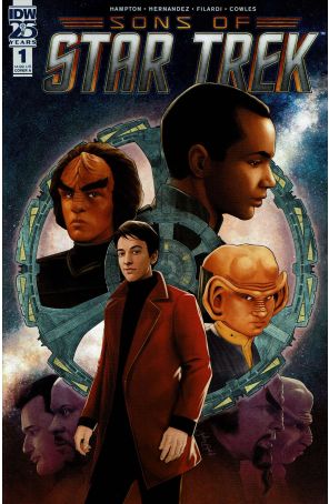 Star Trek: Sons of Star Trek 1A published by IDW with cover art by Jake Bartok