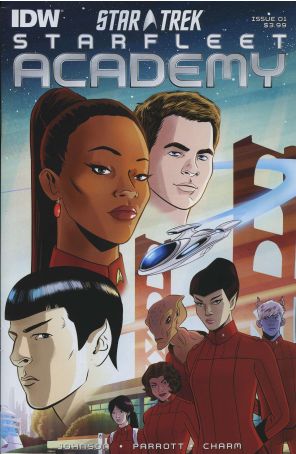 Star Trek: Starfleet Academy (IDW) 1 published by IDW with cover art by Derek Charm