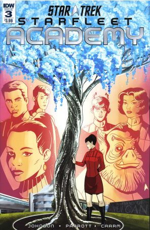 Star Trek: Starfleet Academy (IDW) 3 published by IDW with cover art by Derek Charm