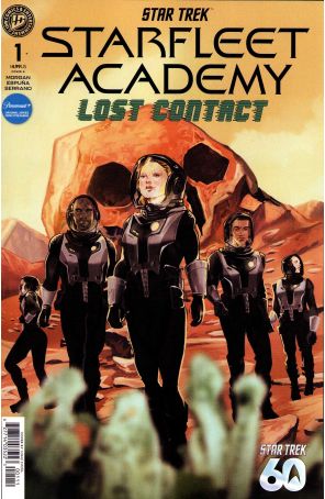 Star Trek: Starfleet Academy-Lost Contact 1A published by IDW with cover art by Corali Espuna