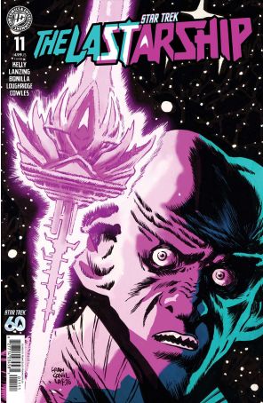 Star Trek: The Last Starship 11A published by IDW with cover art by Francesco Francavilla