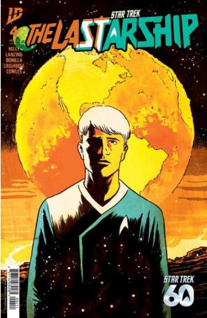 Star Trek: The Last Starship 4A published by IDW with cover art by Francesco Francavilla